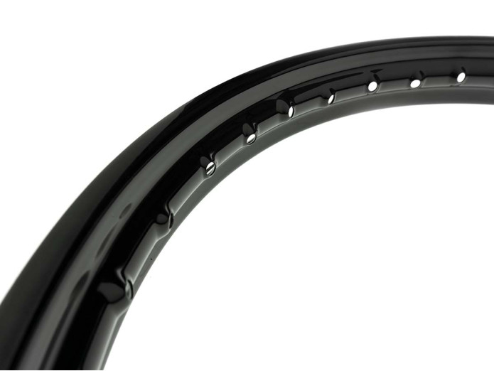 17 Zoll Felge 17x1.40 Speichen Glanz Schwarz Universal